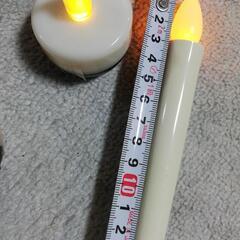 カメヤマ 玉光 ろうそく 6本 / 電池式 ロウソク 4個 / 中古品の画像