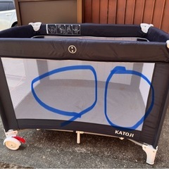KATOJI 折りたたみベビーベッドの画像