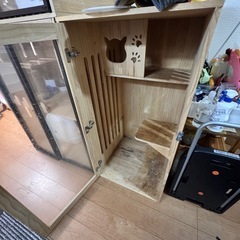 木製の猫ケージ（最終値下げ)の画像