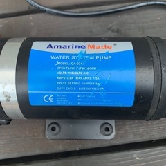 Amarine-made 給水 排水ポンプ 自吸式ウォーターポンプ ダイヤフラムポンプ 160PSI 7L/min 内臓自動圧力スイッチ キャンピングカー ヨット 家庭用などに (高圧 160PSI 7L/min)の画像