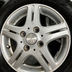 155/65R13 タイヤ、ホイールsetの画像
