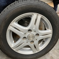 155/65R13 タイヤ、ホイールsetの画像