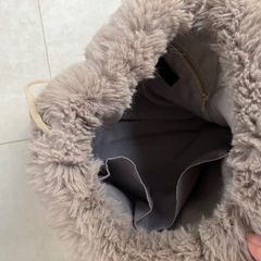 もこもこバックの画像