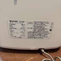 SHARP 除湿機　美品 衣類乾燥の画像