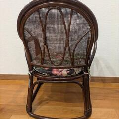 籐家具　椅子の画像