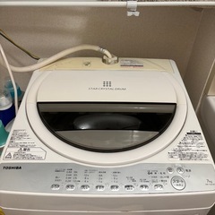 譲り先決まりました。TOSHIBA洗濯機　56ℓの画像