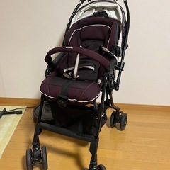 Combi ベビーカー ブラウン　美品　オート4キャス