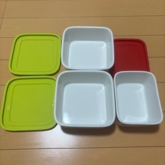 陶器タッパーセットの画像