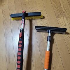 スノーブラシ　車用除雪ブラシ　2本セットの画像