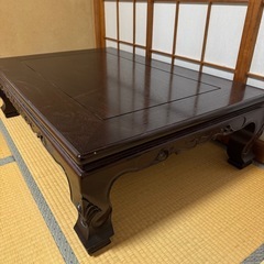 座卓 大塚花梨 16号 4尺 1200x800x340の画像