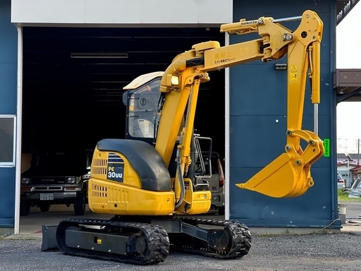 2015年式★売り切り格安出品★コマツ★PC30UU-５ 油圧ショベル★3tクラス★クレーン0.9t★1123hr茨城発★倍速付き★格安配送★