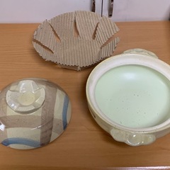 土鍋 美品 6号 直径約18センチ ほかの画像