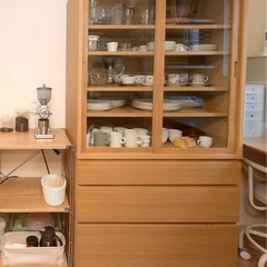 無印良品 キャビネット タモ材 1200x400x830 MUJI - メルカリ