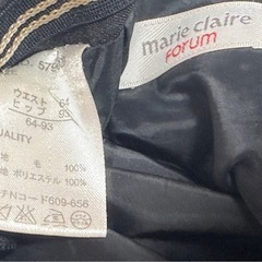 Marie Claire リクルート　黒　スカート　中古　　の画像