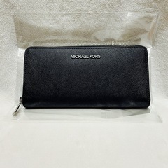 マイケルコース MICHAEL KORS 長財布 ブラックの画像
