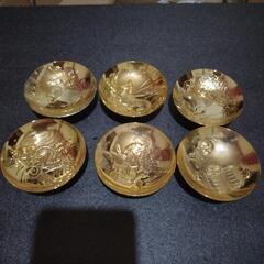 【純金24K】金杯 8個セット 総量910g 金量 約9.1g 純金24K】金杯 8個セット 総量910g 金量 約9.1g