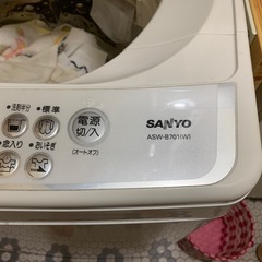 【受付終了】故障中の洗濯機譲りますの画像
