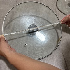 値下げ❗️フライパン　ガラス蓋（直径29㎝）の画像