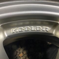 195/65R15 東北6県無料配送対応‼️爆安‼️最終値下げ‼️③超超超バリ溝❗ 国産タイヤ ヨコハマ製❗アルミ付き 国産 タイヤ !!　ジムニー　KEELER ウェッズ クロの画像