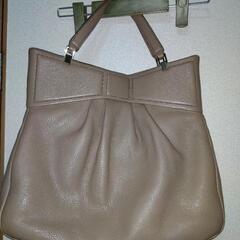 【値下げ】ケイト・スペード　牛革　ハンドバッグ　ベージュ　美品の画像