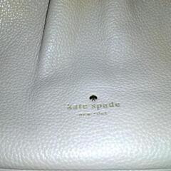 【値下げ】ケイト・スペード　牛革　ハンドバッグ　ベージュ　美品の画像