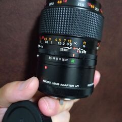 新品同様　KONICA Macro-HEXANON AR 55mm F3.5　＋希少なマクロレンズアダプターの画像