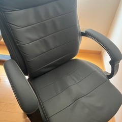 ニトリ　ワークチェア　オフィスチェア　リカルドブレスレザーの画像
