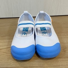ムーンスター キャロット 上履き　19.5cm サックスの画像