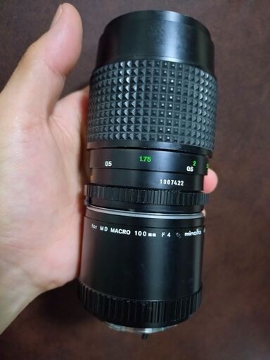 極上品 希少な初期型 MINOLTA MD MACRO ROKKOR 100mm F3.5 希少な接写