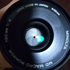極上品　希少な初期型　MINOLTA MD MACRO ROKKOR 100mm F3.5 希少な接写リング付きの画像