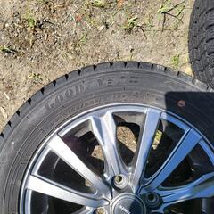 バリ山 14インチ スタッドレスタイヤホイール4本セット 155
