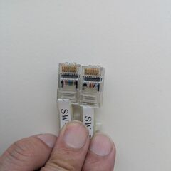 おそらくLANクロスケーブル リバース クロスオーバーの画像