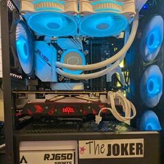 白黒ミックス高性能ゲーミング自作PCの画像