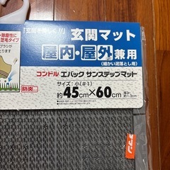 メイクマンで購入　新品未使用　玄関マット　屋内外兼用の画像