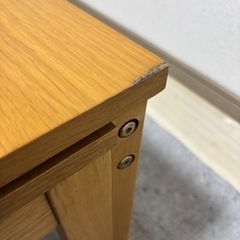USED美品⭐︎たんすのげん　伸縮ローテーブルの画像