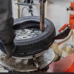 タイヤのゴムを交換致します
