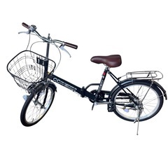 折りたたみ自転車 20インチ ブラック CC Minibike ONE-WAY の画像