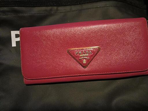 PRADA 中古美品 プラダ 長財布ニ折小銭入付き 1MV025 ZLP F0VNM