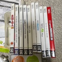 wii本体　ソフト10本　その他付属品セットお取引中　の画像