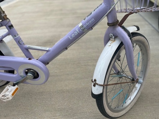 松戸市直接引渡の為配送なし】 自転車女の子 18インチ