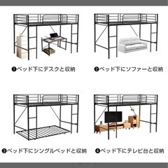 使用歴浅い美品ロフトベッドお譲りしますの画像