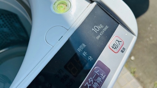 日立/HITACHI 2019年製 10kg 洗濯機 BW-KSV100E