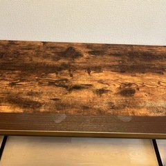 【値下げ！】【1900円】ハイテーブル(茶色)の画像