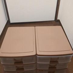 【取引中】7/14までの限定出品！収納ケース　引き出し　2個セットの画像