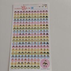 キャラクターシールセット　ちびまる子ちゃん、キティちゃん、くまモン、新幹線他の画像