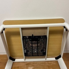 ニトリ リバーシブル　こたつ付　(NR01 NA/WH)長方形 こたつテーブルの画像