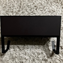 マグネット収納 ホースホルダー付ラック(FLAT ブラック) の画像