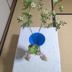 青空色の花瓶の画像