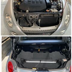 徐々に値下げ　コミコミ価格　低走行8万キロ台　車検有　2002y　ダイハツ　コペン　アクティブトップ　カスタム　乗って帰れます　タイヤ、ホイール新品？　ギシギシ音対策済みの画像