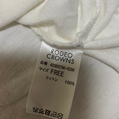 中古  ロデオクラウンズ 半袖Tシャツの画像